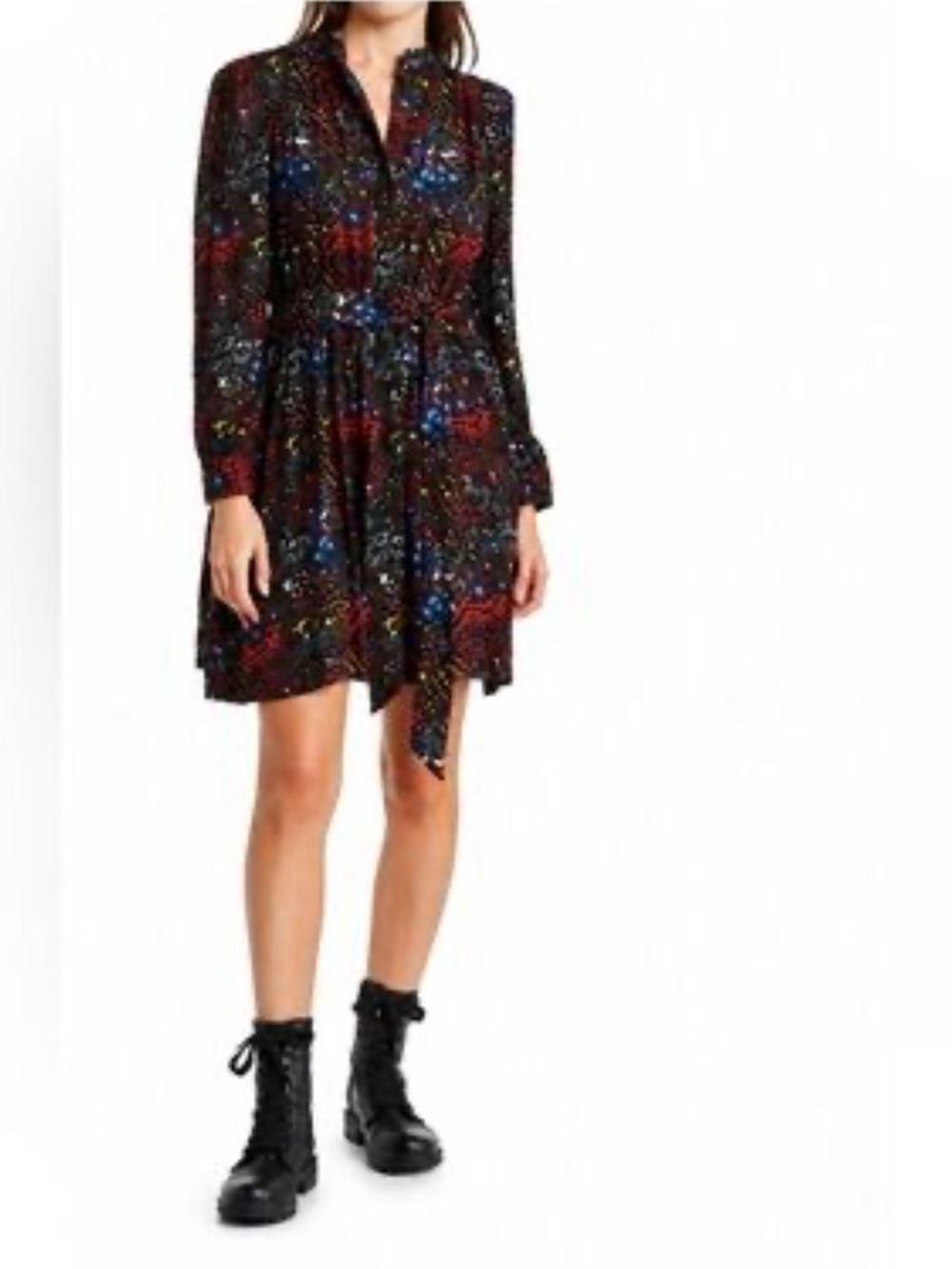 BNWT Zadig & Voltaire Retouch Glam Rock Mini Dress size S